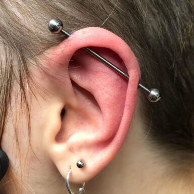common guage for scaffold piercing